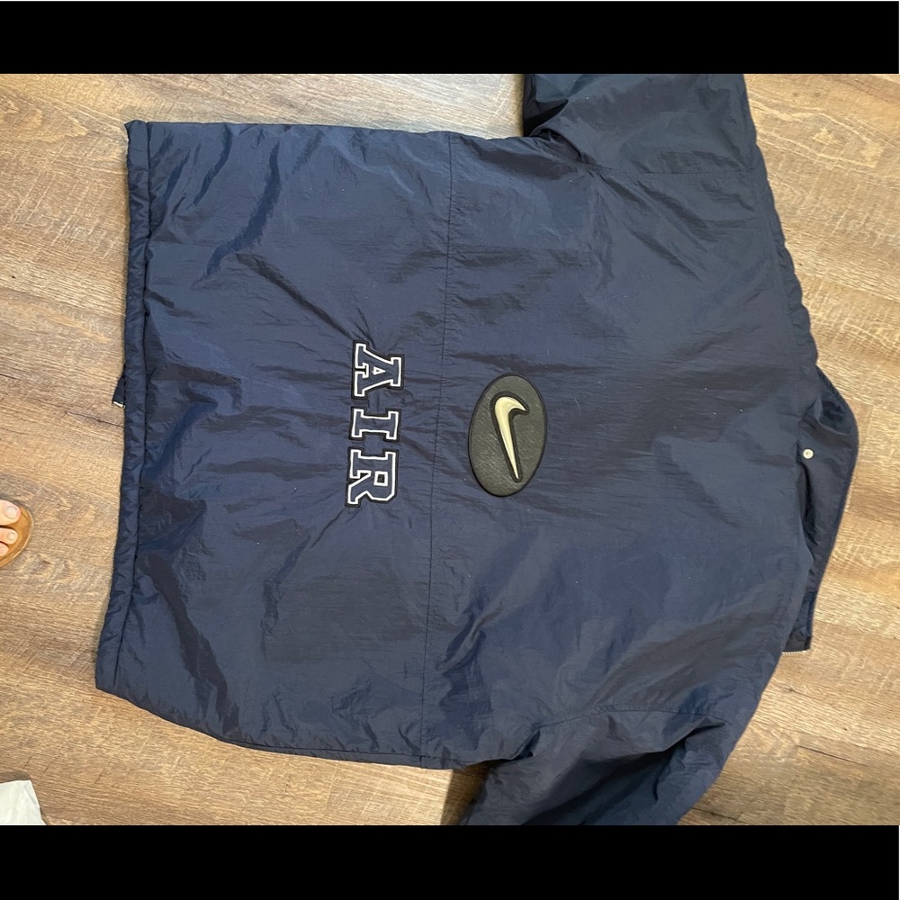 90s vintage Nike air navy blue puffer jacket XXL